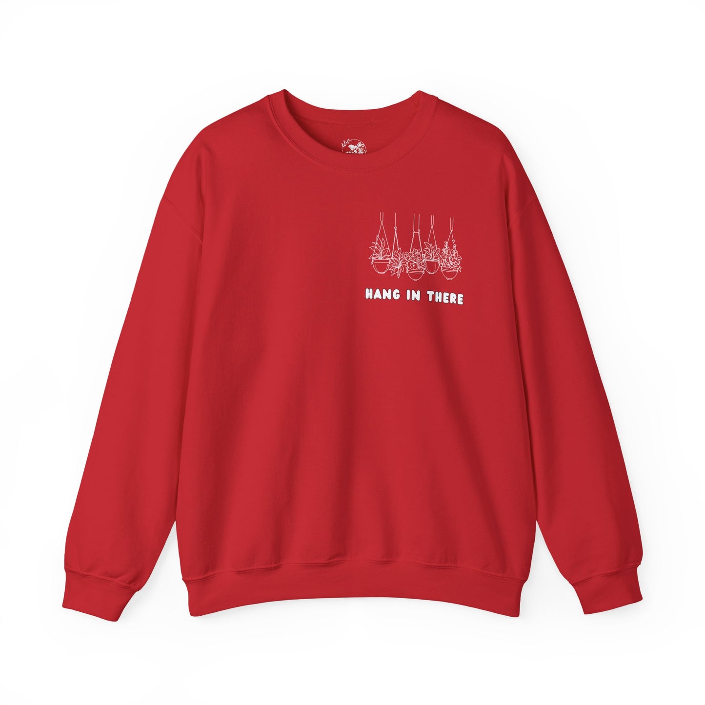 Hang In There Crewneck Sweatshirt Plant Design