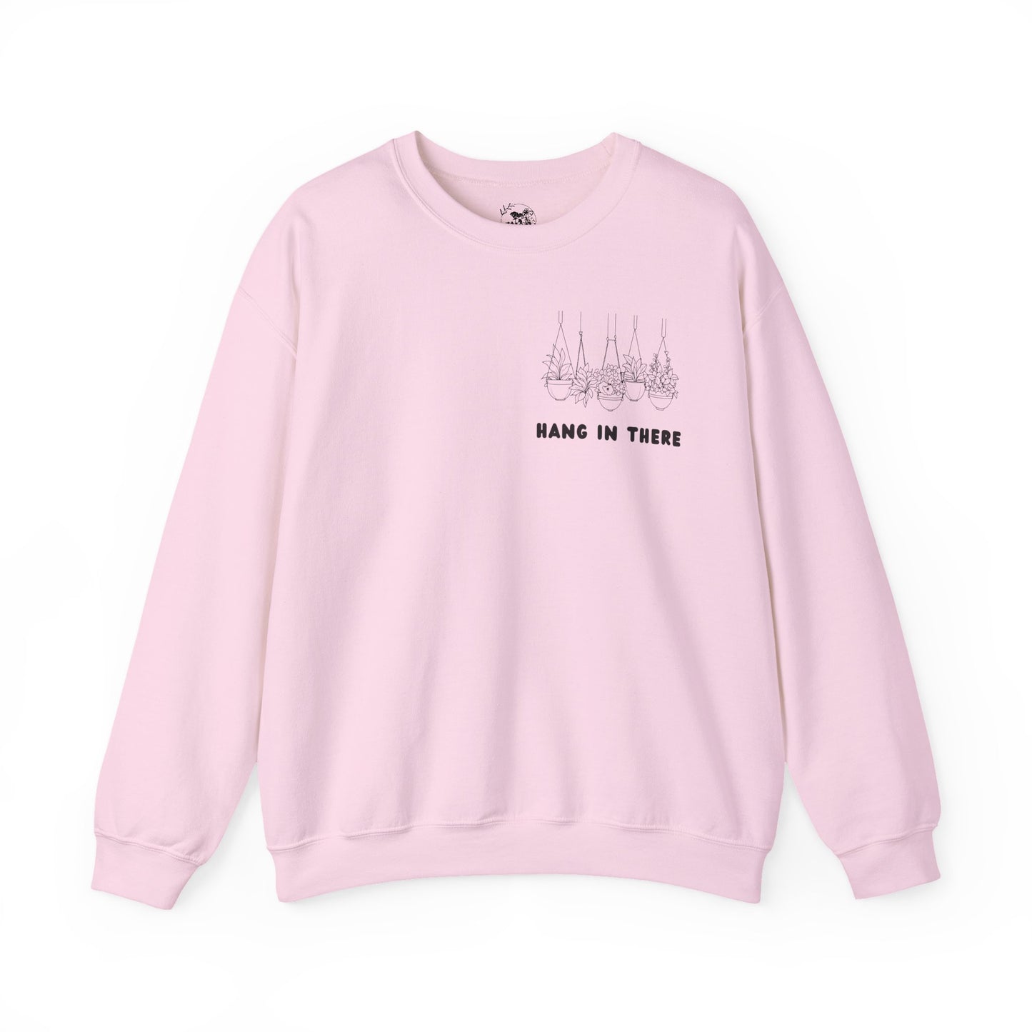 Hang In There Crewneck Sweatshirt Plant Design