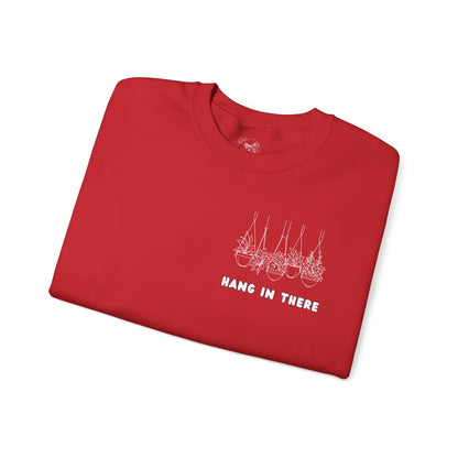 Hang In There Crewneck Sweatshirt Plant Design