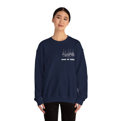 Hang In There Crewneck Sweatshirt Plant Design