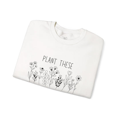 Bee-Friendly Sweatshirt - Plant These, Save Bees